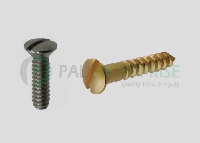 Brass Oval Head Screw